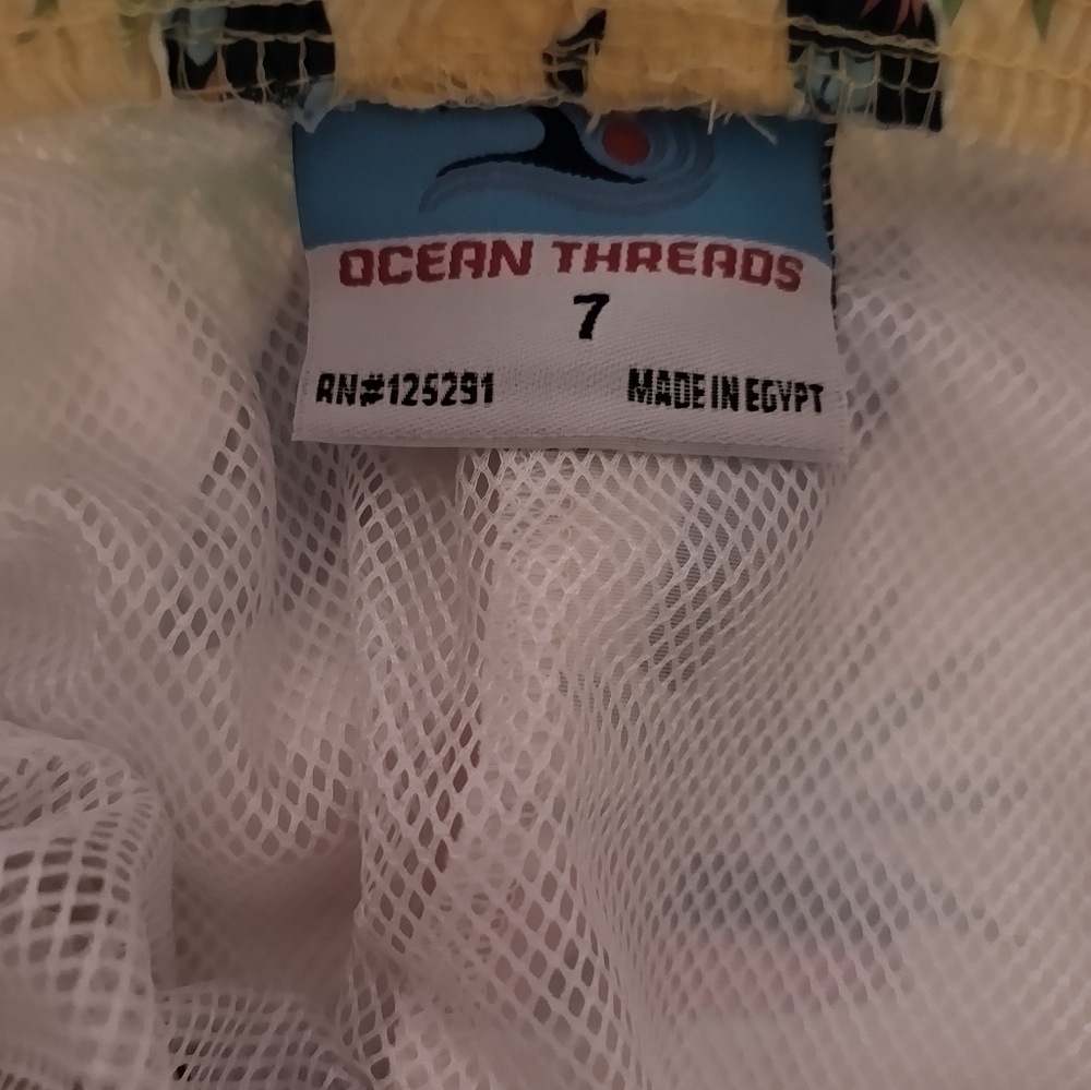 [5x$20] New Ocean Thread Swim Rashguard Set / Size 7 - Picture 4 of 6